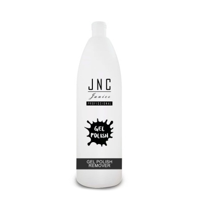 Frasco branco de removedor de verniz gel JNC Jennic Professional