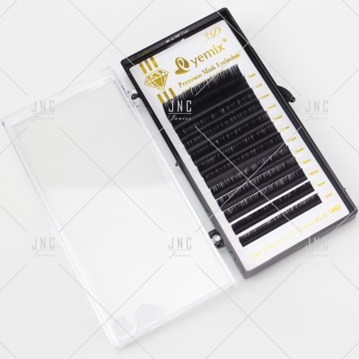 Estojo de pestanas artificiais Yemix com embalagem transparente