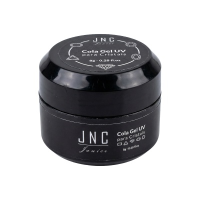 Frasco preto de Cola Gel UV para Cristais da JNC Janice