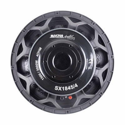 Coluna de áudio Master Audio Italy cinza e preta, modelo SX1845/4