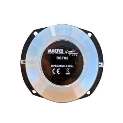 Altifalante redondo MASTA Audio Italy BST05 preto e prateado