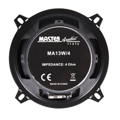 Coluna de som preta redonda MASTER Audio Italy MA13W/4
