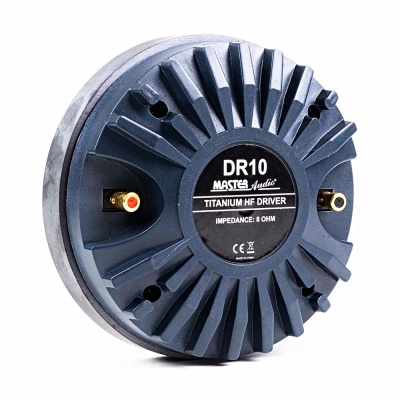Difusor audio Master Audio DR10 preto com conexões douradas