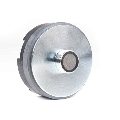 Impressor de tachas metálico prateado com rosca central