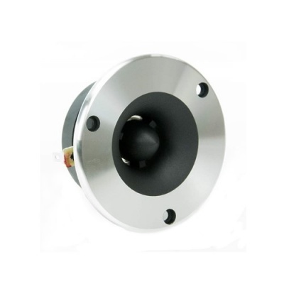 Altifalante tweeter prateado com cone preto central