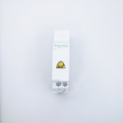 Disjuntor Schneider Electric LE40 em caixa branca sobre fundo cinza claro