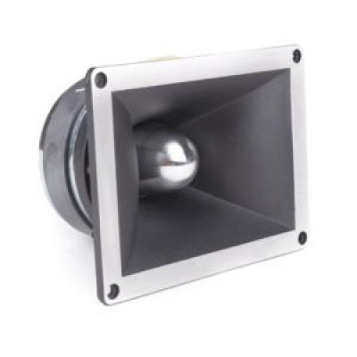 Tweeter com corpo metálico e borda branca