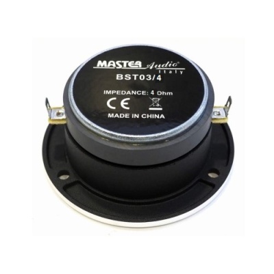 Tweeter Master Audio Italy modelo BST03/4 com impedância 4 Ohm e corpo preto