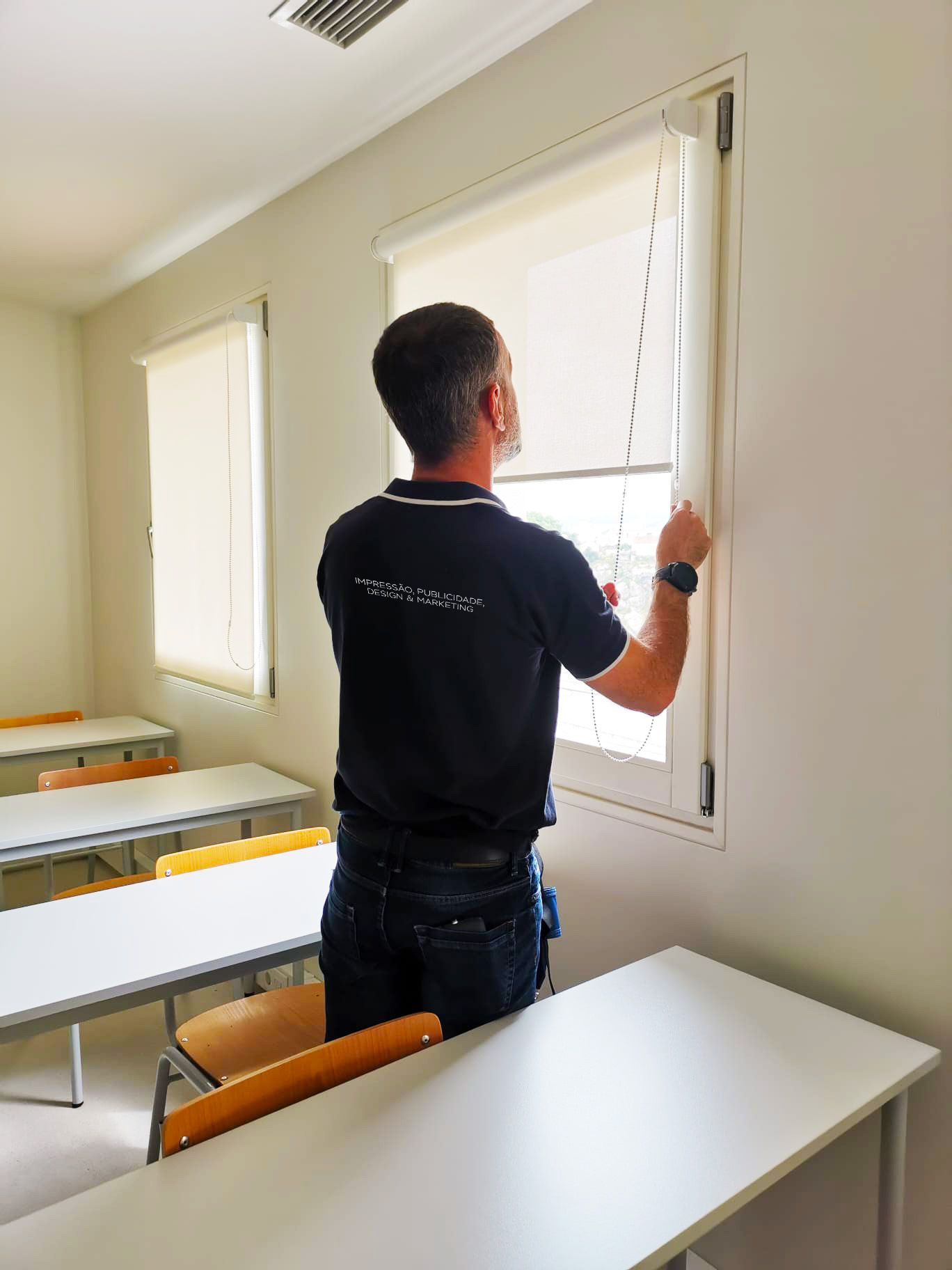 Estores em Rolo Translúcido e Screen