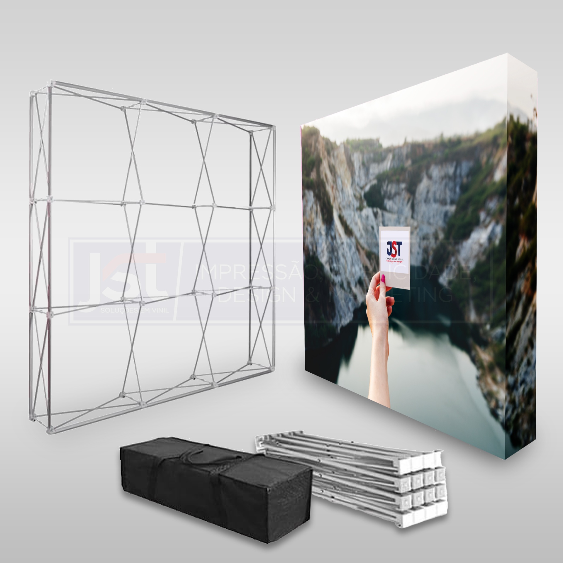 Pop-up Têxtil 3x3 Reto