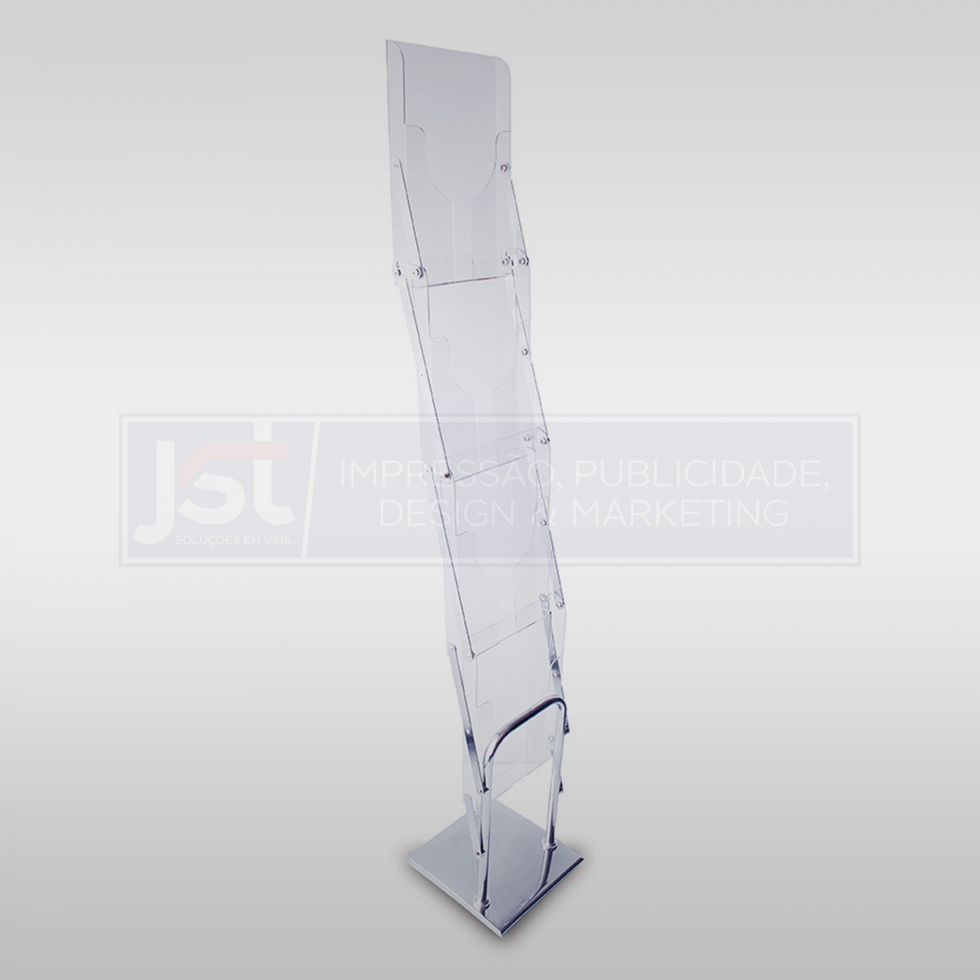 Porta Catálogos em Cascata