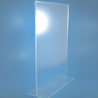 Porta Menu Acrílico em T