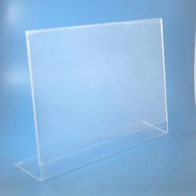 Porta Menu Acrílico em L