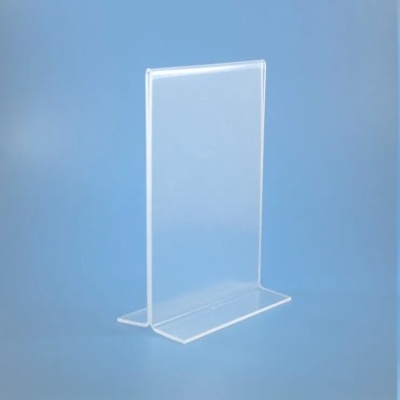 Porta Menu Acrílico em T