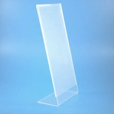 Porta Menu Acrílico em L