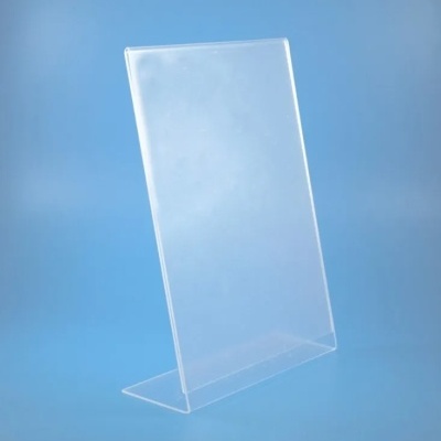 Porta Menu Acrílico em L