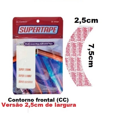 Pacote de fita adesiva SUPERTAPE 2,5cm x 7,5cm