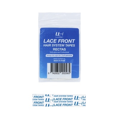 Pacote de fita adesiva para sistemas capilares Lace Front em branco e azul