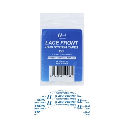 Pacote de fitas adesivas para sistemas capilares cor azul e branco com texto e código de barras