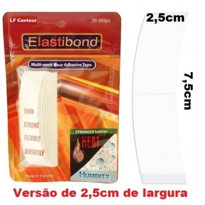 Pacote de tiras adesivas Elastibond multi-semana em embalagem vermelha e laranja