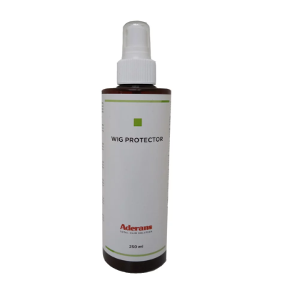 Frasco spray WIG PROTECTOR da Aderans, 250 ml, fundo branco.