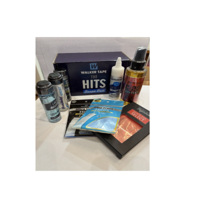 Conjunto de produtos musicais com fita Walker Tape e solvente