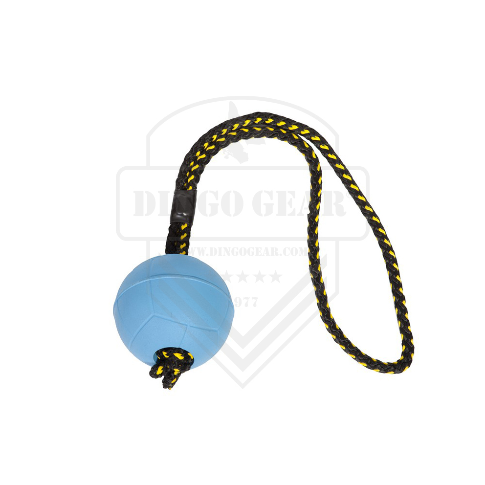 Bola de Borracha com imã e uma pega feito de corda DINGO GEAR