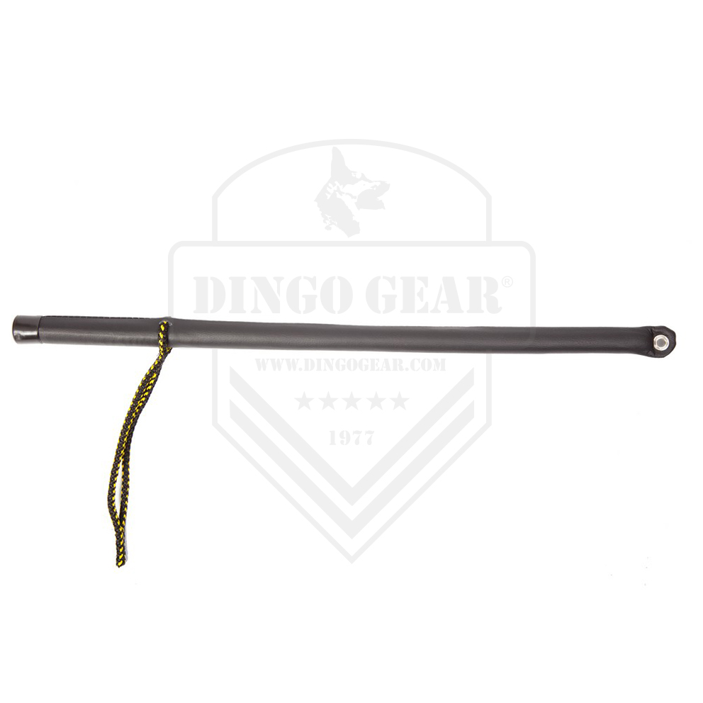 Bastão em Couro, Cor Preto com Ponta Especial DINGO GEAR