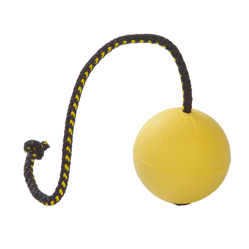 Bola de borracha macia e flutuante com cordão de 30 cm para treino DINGO GEAR