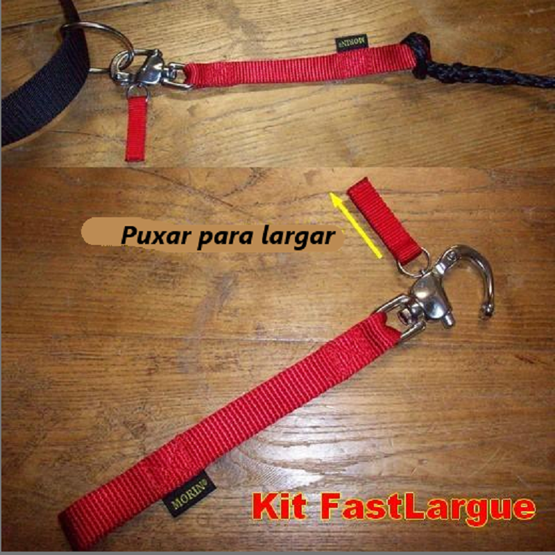 Kit extenção com mosquetão de abertura rápida MORIN