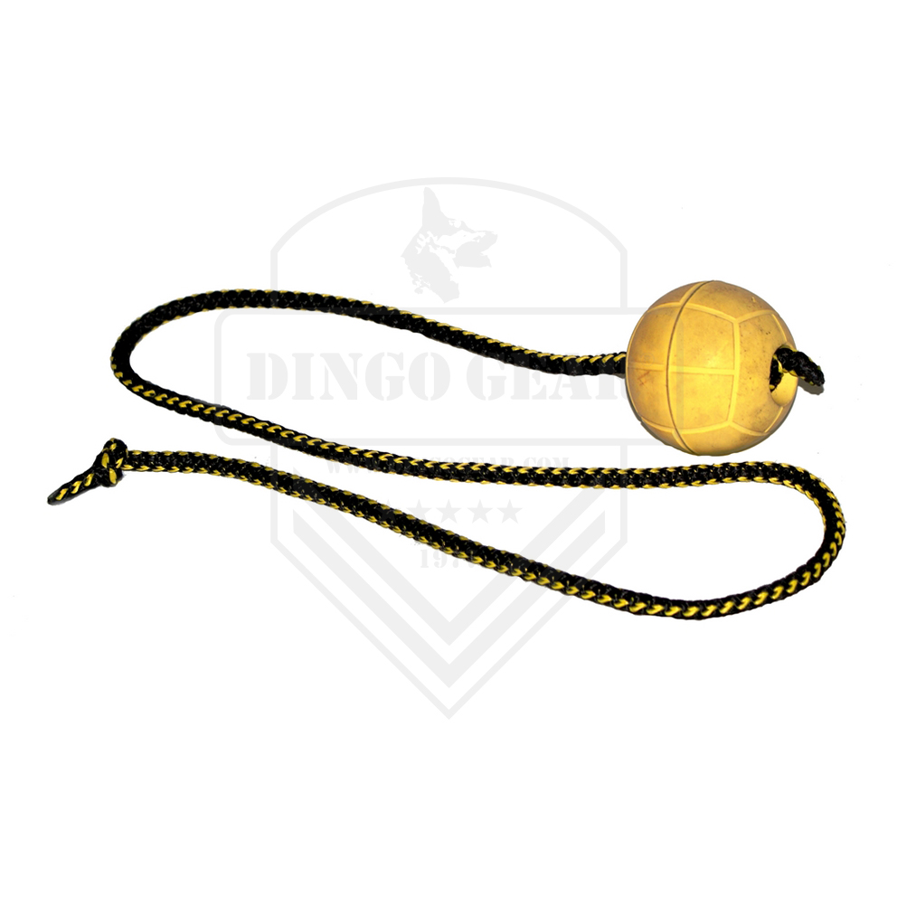 Bola de borracha macia e flutuante com cordão de 100cm para treino DINGO GEAR