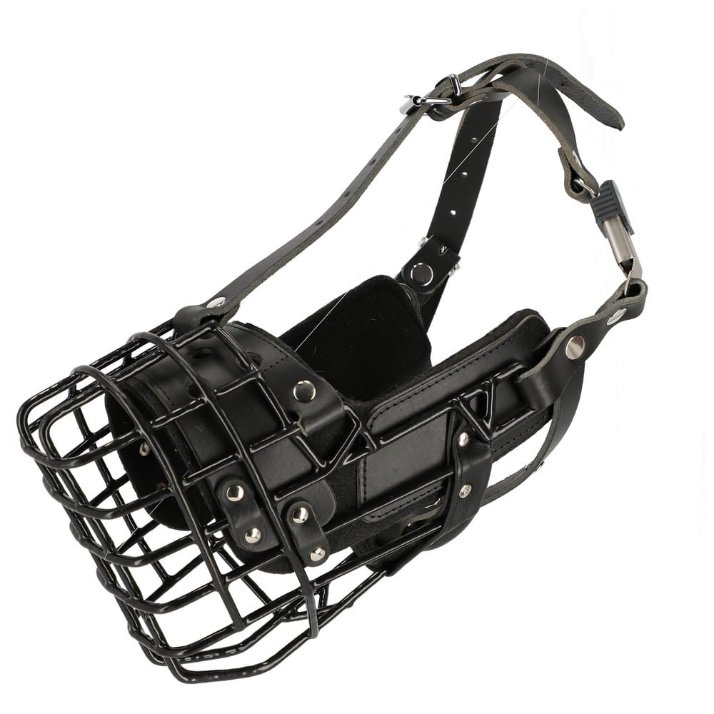 Açaime preto com revestimento de borracha DINGO GEAR