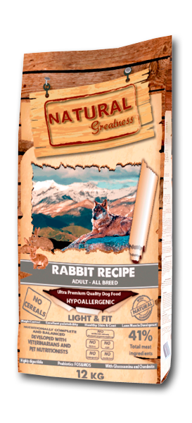 Natural Greatness Super Premium Rabbit Recipe