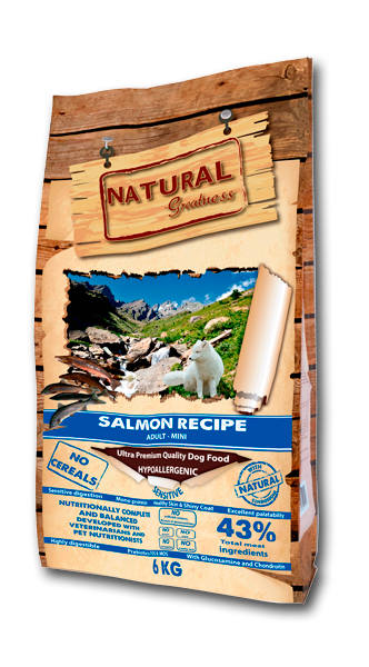 NATURAL GREATNESS Super Premium Salmon Recipe Adult-Mini