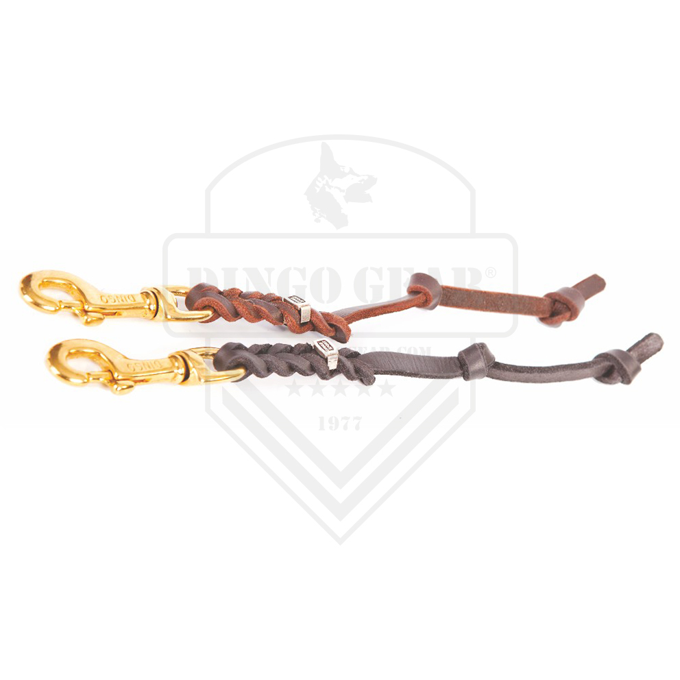 Trela ​​Simples  em Couro  DINGO GEAR