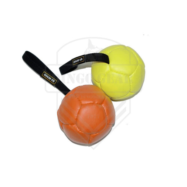 Bola de couro ecológico 13cm com pega DINGO GEAR