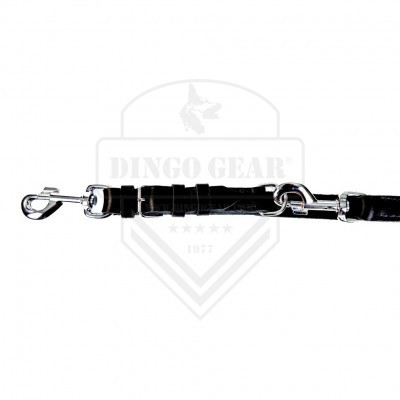 Trela em Couro com Pega Ajustavél DINGO GEAR