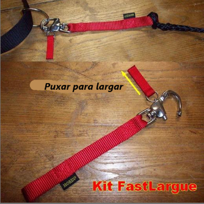 Kit extenção com mosquetão de abertura rápida MORIN