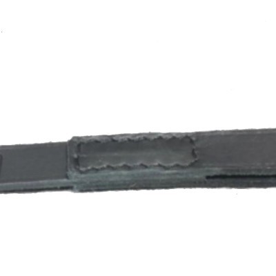 Trela em Couro Preto DINGO GEAR