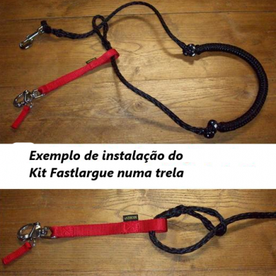 Kit extenção com mosquetão de abertura rápida MORIN