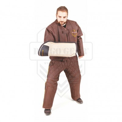 Fato de proteção leve com couro ecológico para treino DINGO GEAR