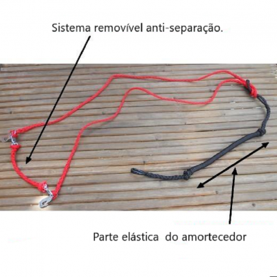 Trela para Bikejoring, Kickebike, Canicross, Skijoring para 2 cães MORIN