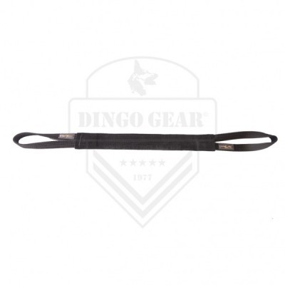 Mordedor de Couro liso e macio 4x35cm com duas pegas DINGO GEAR