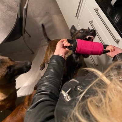 Rolo com duas pegas 15x8cm