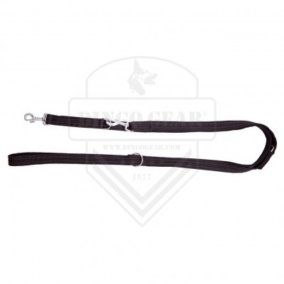 Trela com excertos de borracha, Ajustável DINGO GEAR