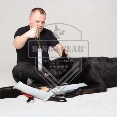 Mordedor de couro em forma de cilindro DINGO GEAR