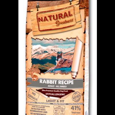 Natural Greatness Super Premium Rabbit Recipe