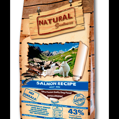 NATURAL GREATNESS Super Premium Salmon Recipe Adult-Mini