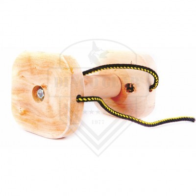 Halter de madeira com corda para treino DINGO GEAR