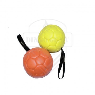 Bola de couro ecológico 18cm com pega DINGO GEAR